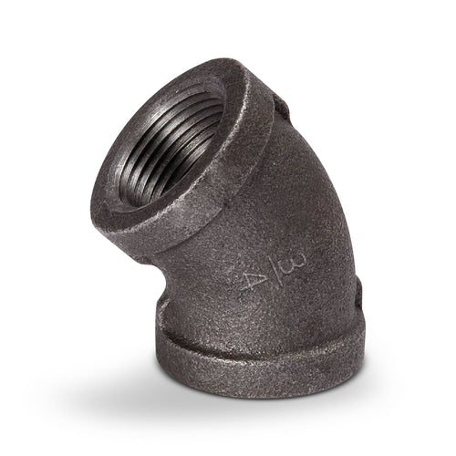 iron 45 Elbow Black Malleable Iron Pipe Fittings~1841