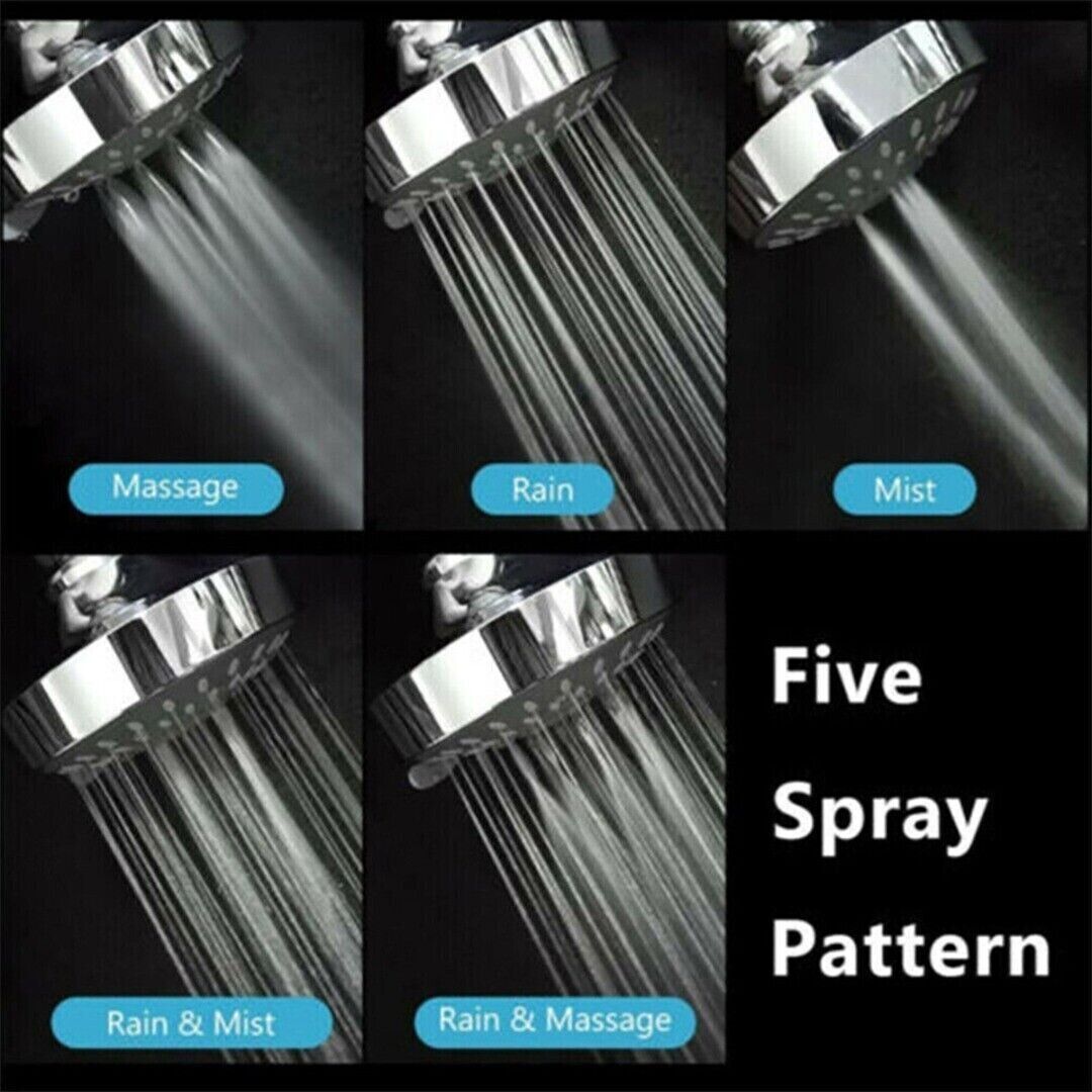 Shower Heads Handheld Spray High Pressure Adjustable Showerhead Top