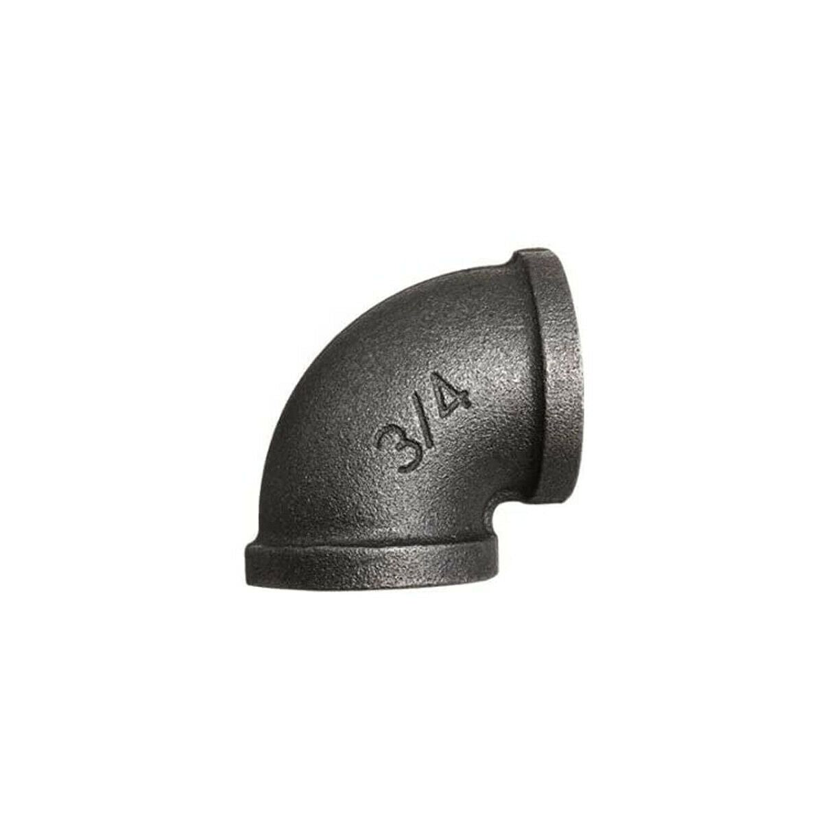 90 Elbow Black Malleable Iron Pipe Fittings ~1840