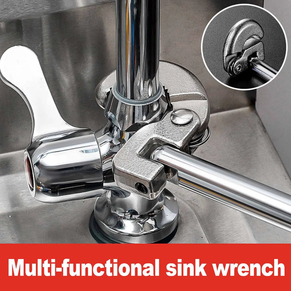 12inch Basin Wrench Sink Wrench for Fixing Back and Union Nuts