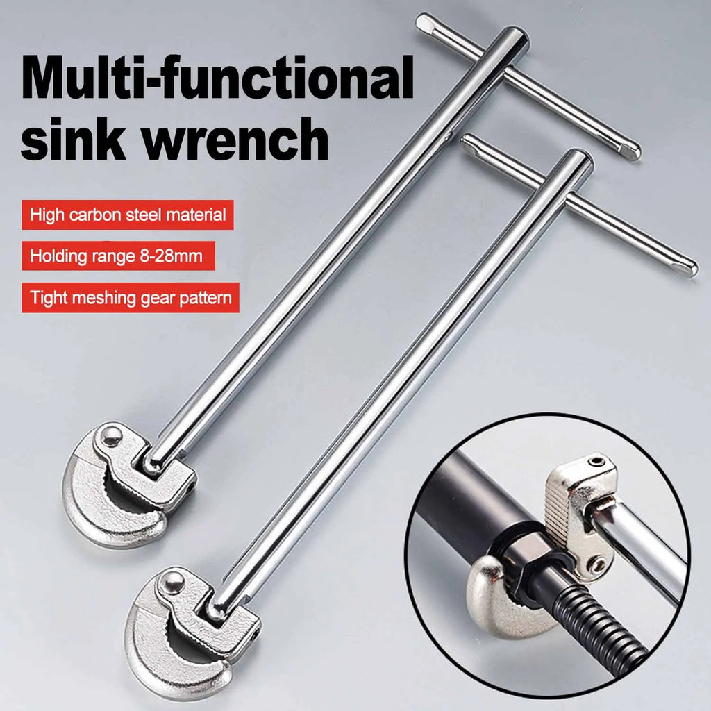 12inch Basin Wrench Sink Wrench for Fixing Back and Union Nuts