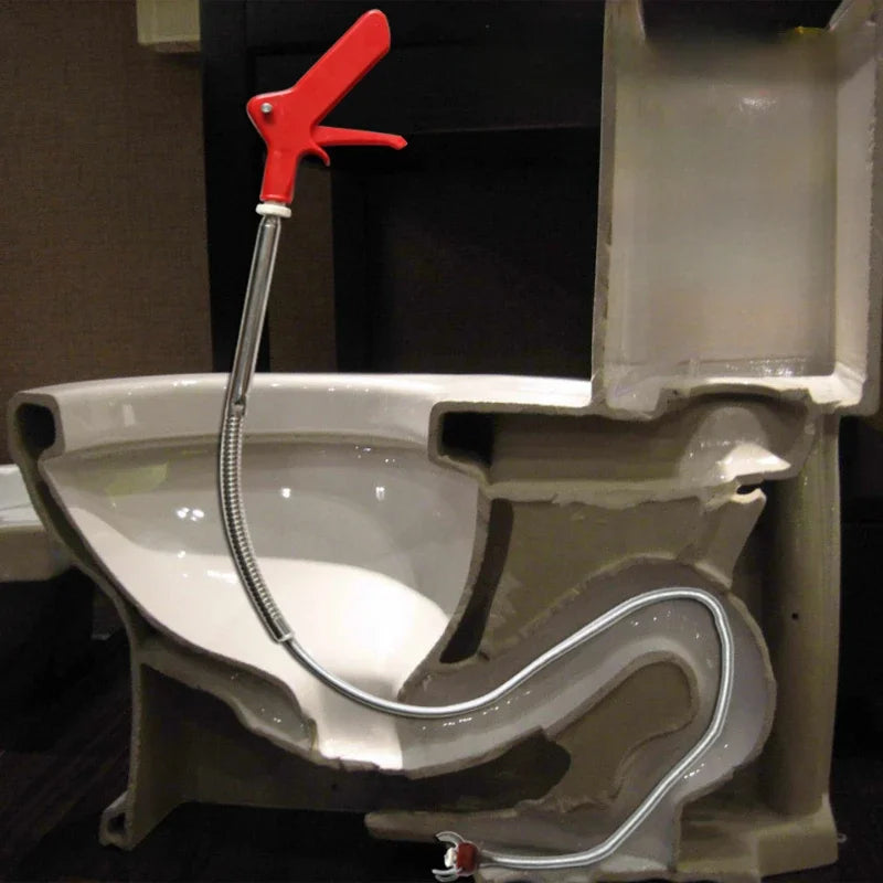 Toilet Unclogger Tool Pipeline  Drain Unblocking Kit One-Stop Plumbing