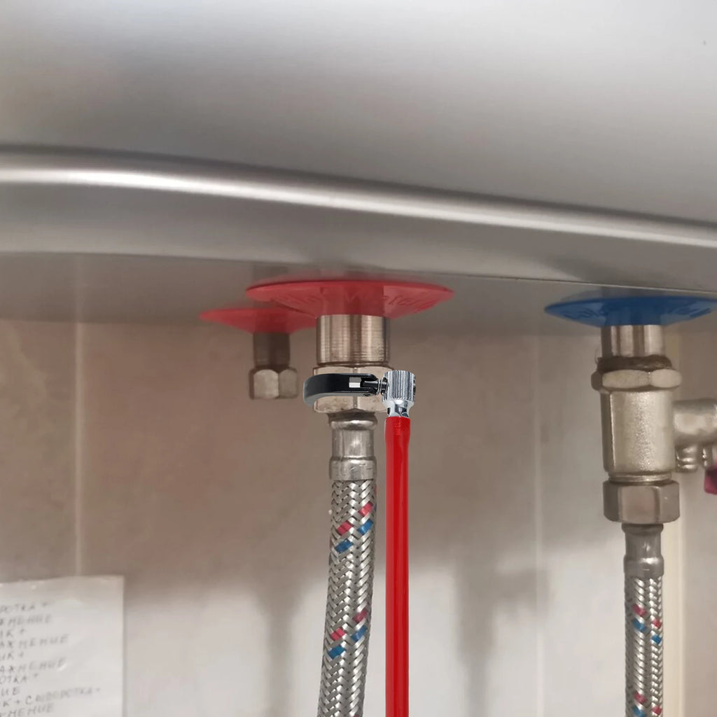 Faucet Wrench Carbon Steel Plumber Socket Wrench with 5 Sockets and 1