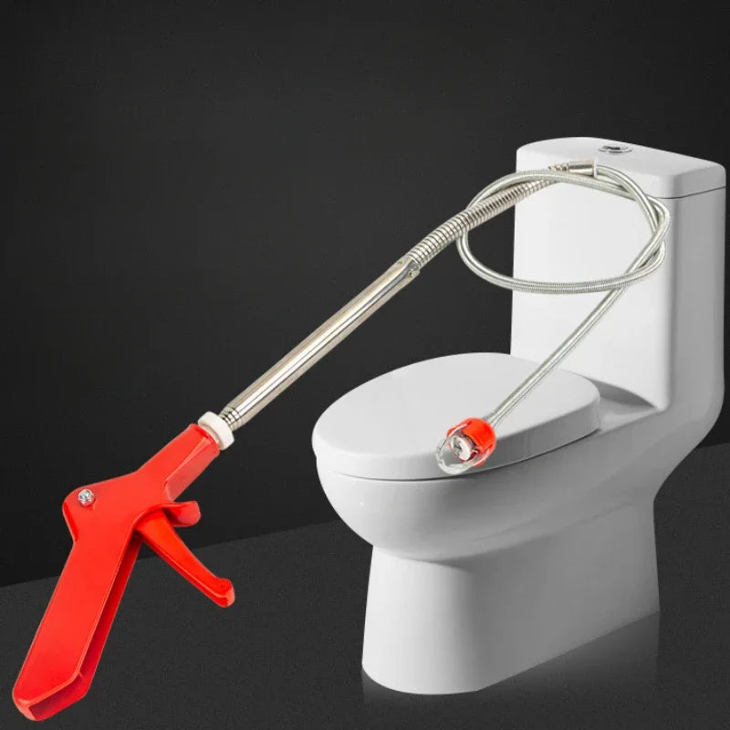 Toilet Unclogger Tool Pipeline  Drain Unblocking Kit One-Stop Plumbing
