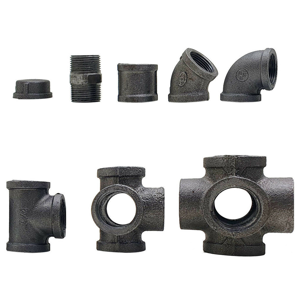 Malleable Plumbing Metal Pipe Fittings 3/4" Joints~3614