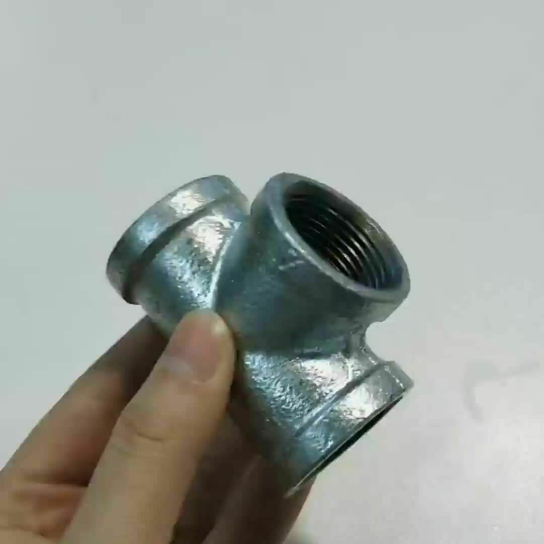 Galvanized Malleable Iron Pipe 3/4 Tee Pipe Fittings ~3615